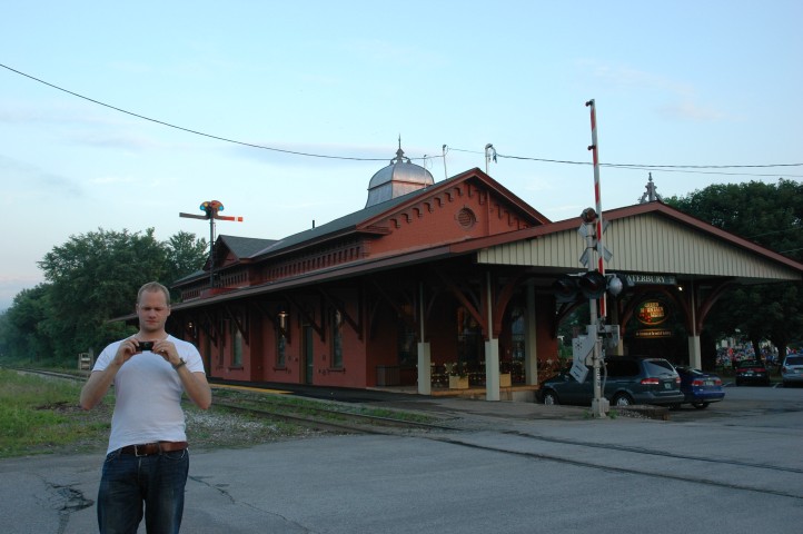 ...and the train station