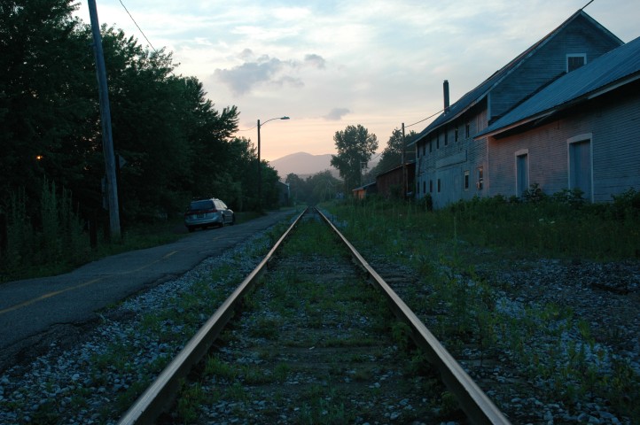 Railway track in Waterbury...