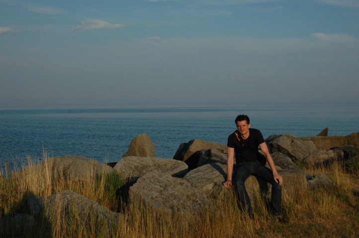 Me at Lake Ontario at Port Hope