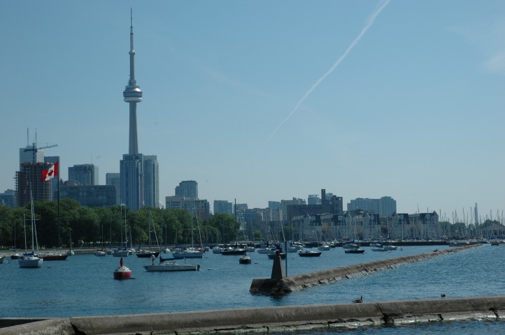 Toronto with its famous tower