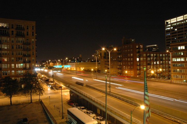 View from the Hotel at night