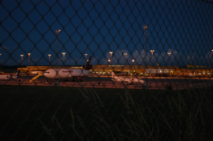Malmö Airport by night