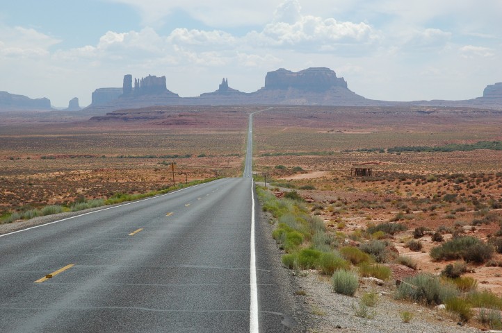 Approaching Monument Valley