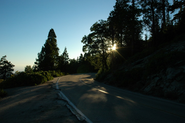 On the way to Yosemite National Park